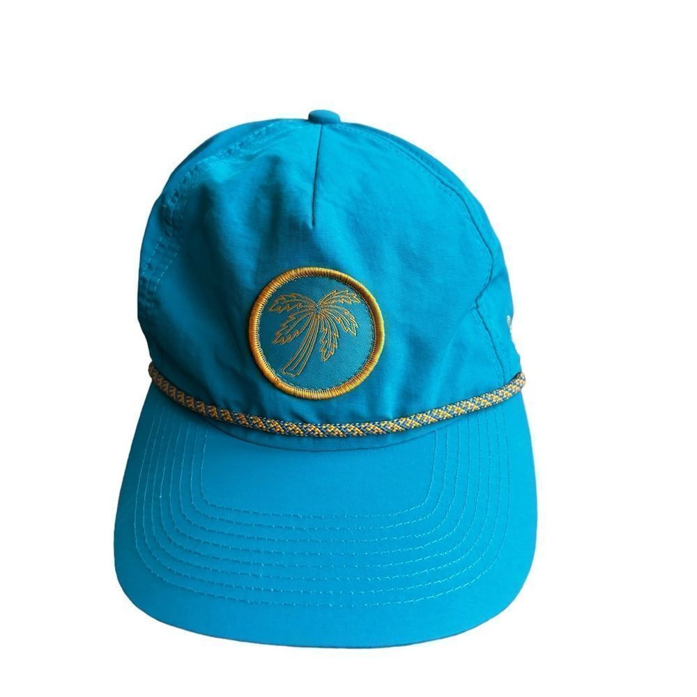 D.Hudson SHAKIN' PALMS (TEAL/CITRON) Hat